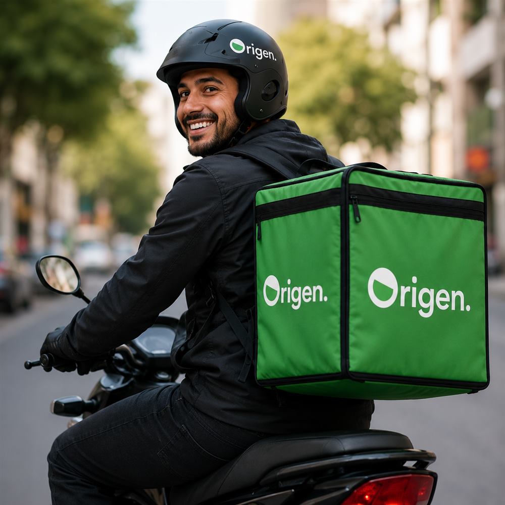 Repartidor de Origen en moto